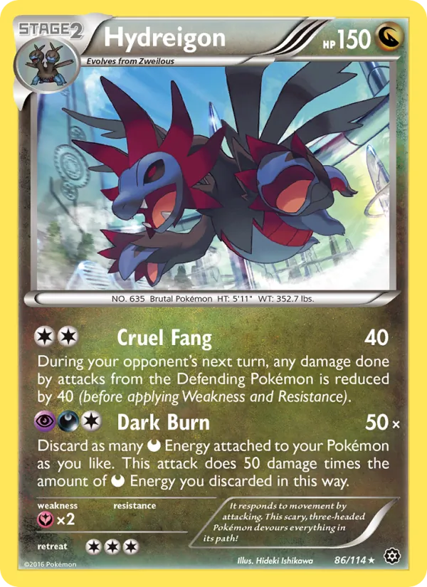 Hydreigon (Steam Siege #86/114)
