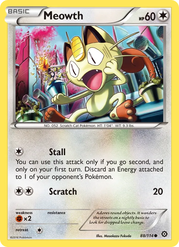 Meowth (Steam Siege #88/114)