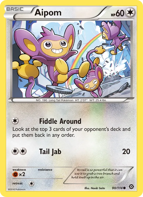 Aipom (Steam Siege #90/114)