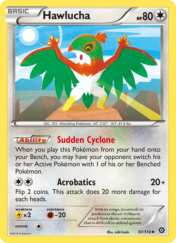 Hawlucha (Steam Siege #97/114)