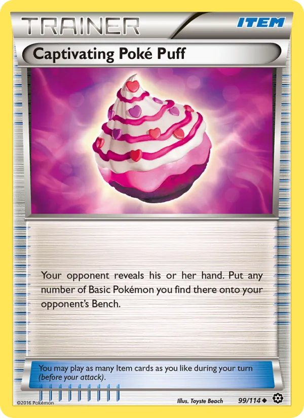 Captivating Poké Puff (Steam Siege #99/114)
