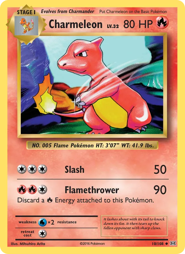 Charmeleon (Evolutions #10/108)