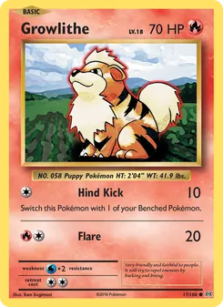 Growlithe (Evolutions #17/108)