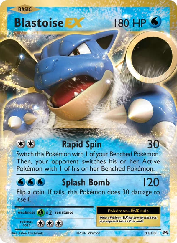 Blastoise EX (Evolutions #21/108)
