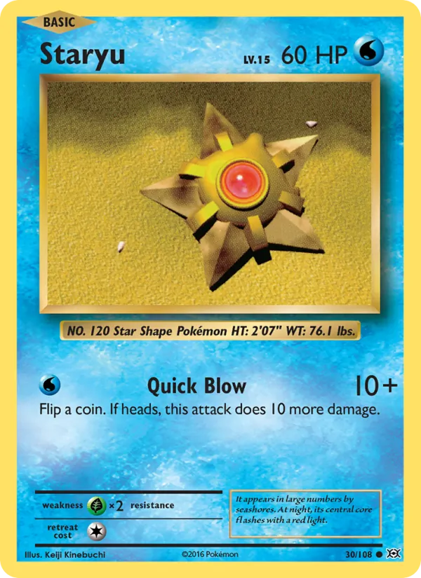 Staryu (Evolutions #30/108)