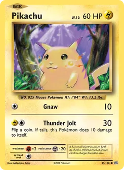 Pikachu (Evolutions #35/108)