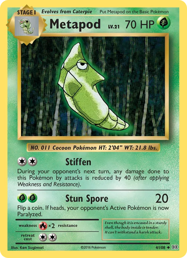 Metapod (Evolutions #4/108)
