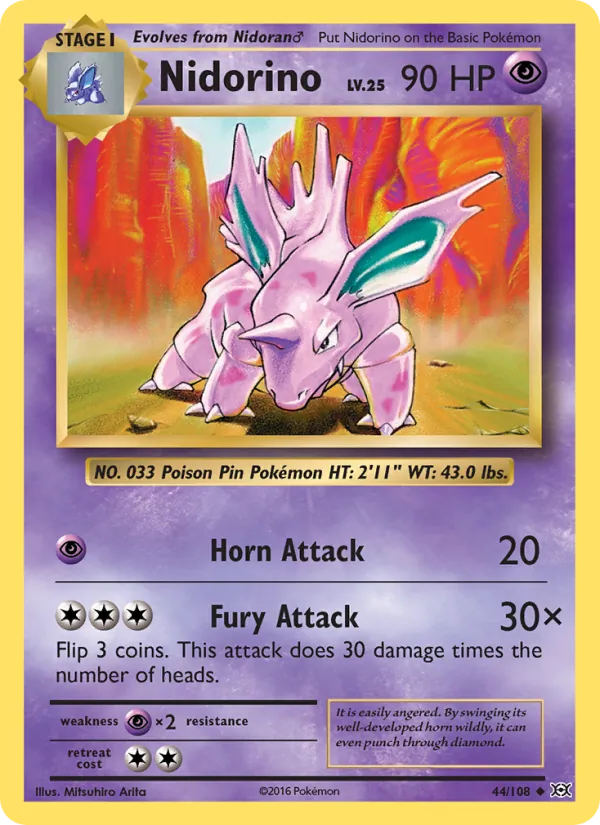 Nidorino (Evolutions #44/108)