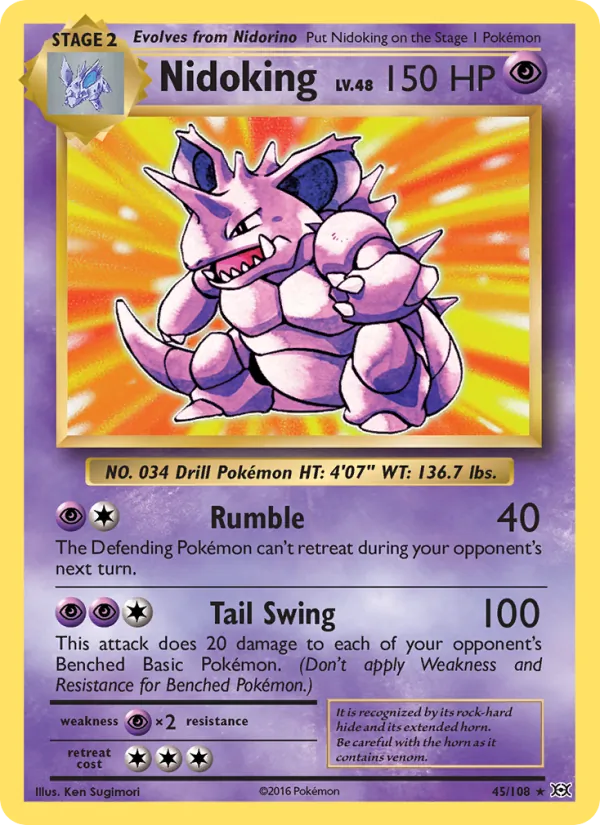 Nidoking (Evolutions #45/108)