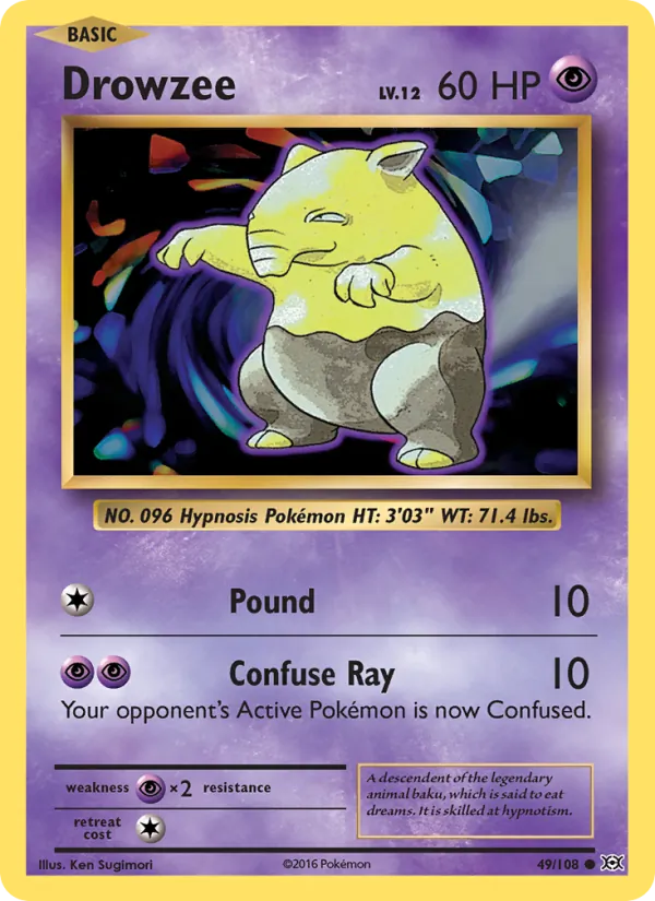 Drowzee (Evolutions #49/108)