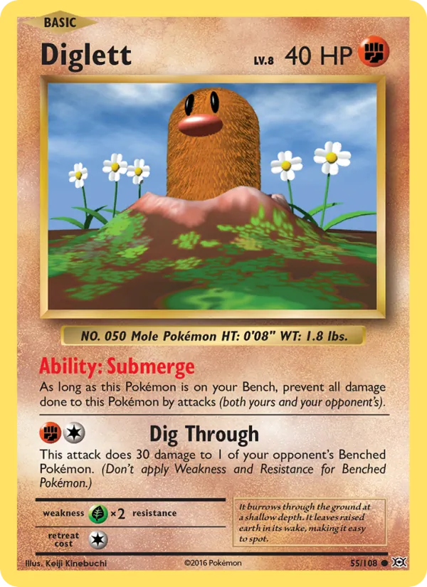 Diglett (Evolutions #55/108)