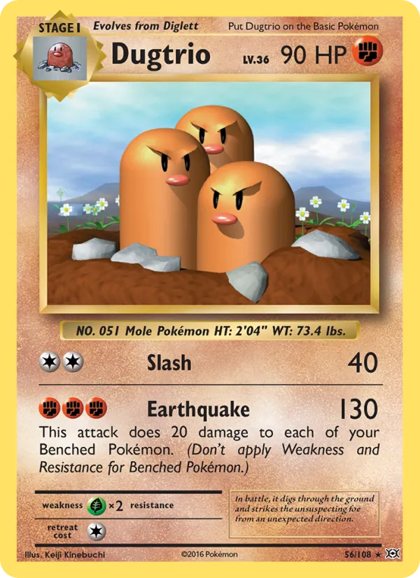 Dugtrio (Evolutions #56/108)