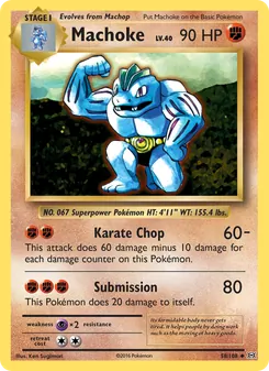 Machoke (Evolutions #58/108)