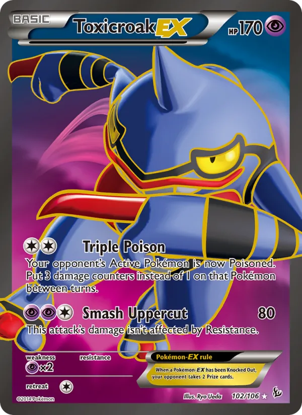Toxicroak EX (Flashfire #102/106)