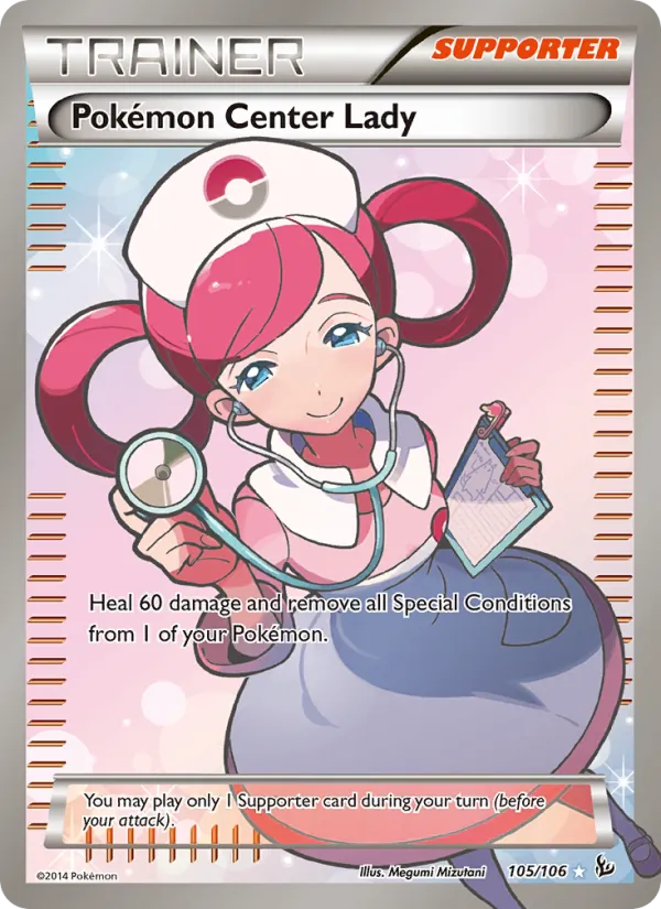 Pokémon Center Lady (Flashfire #105/106)