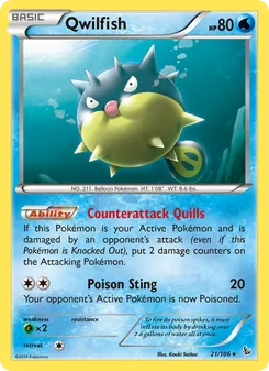 Qwilfish (Flashfire #21/106)