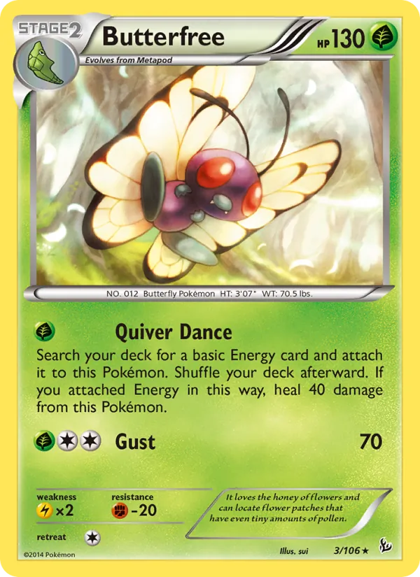 Butterfree (Flashfire #3/106)
