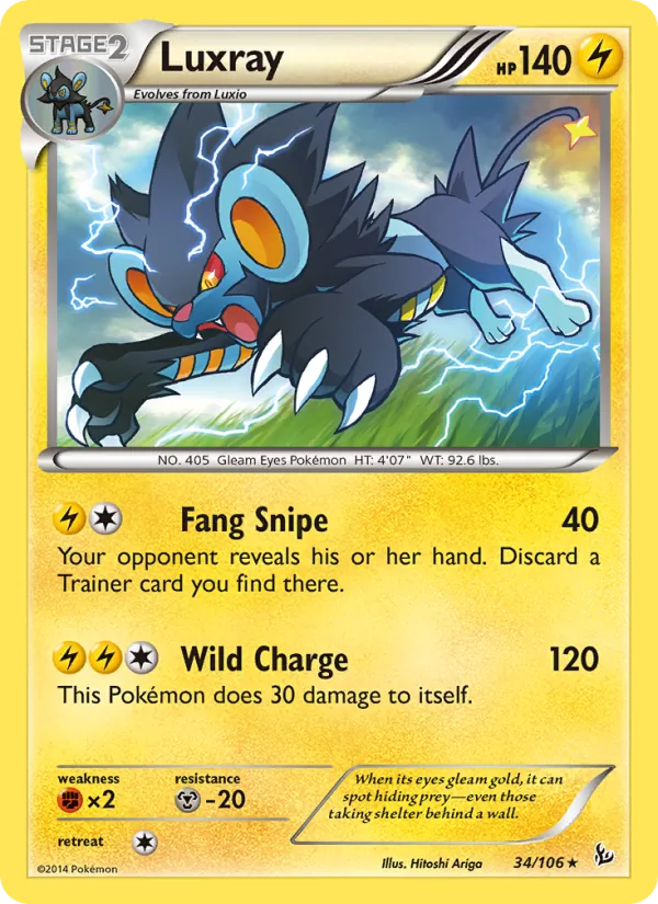 Luxray (Flashfire #34/106)