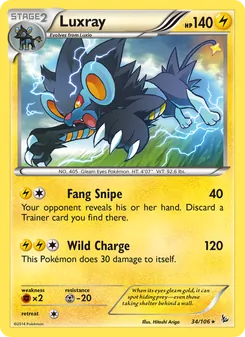 Luxray (Flashfire #34/106)