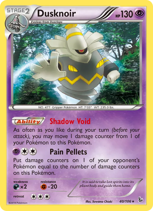 Dusknoir (Flashfire #40/106)