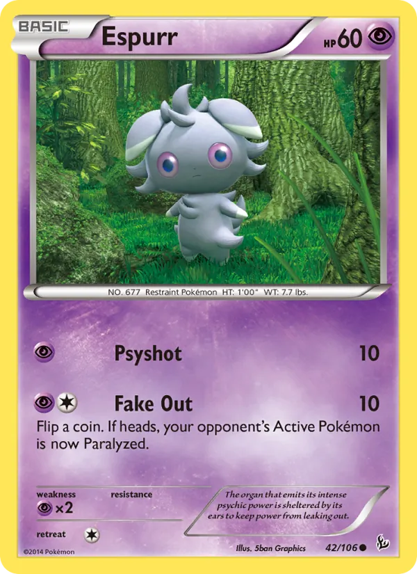 Espurr (Flashfire #42/106)