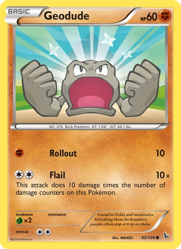 Geodude (Flashfire #45/106)