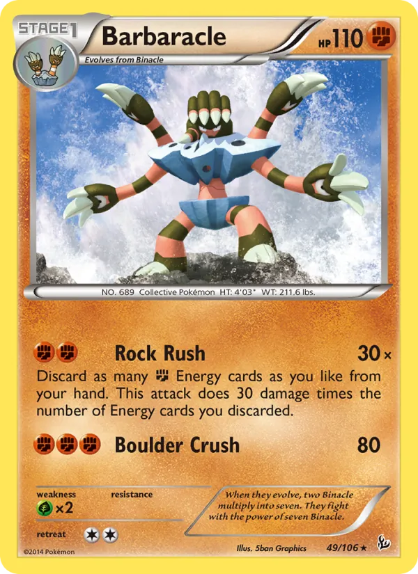 Barbaracle (Flashfire #49/106)