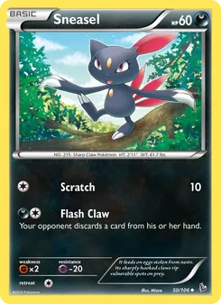 Sneasel (Flashfire #50/106)