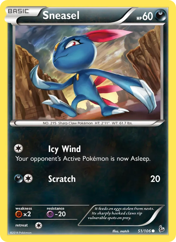Sneasel (Flashfire #51/106)