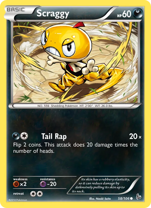 Scraggy (Flashfire #58/106)