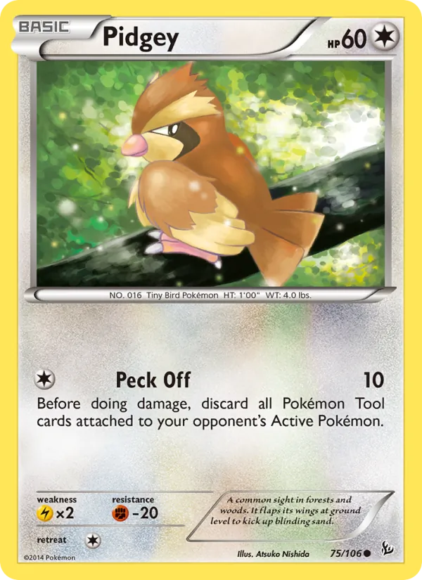 Pidgey (Flashfire #75/106)
