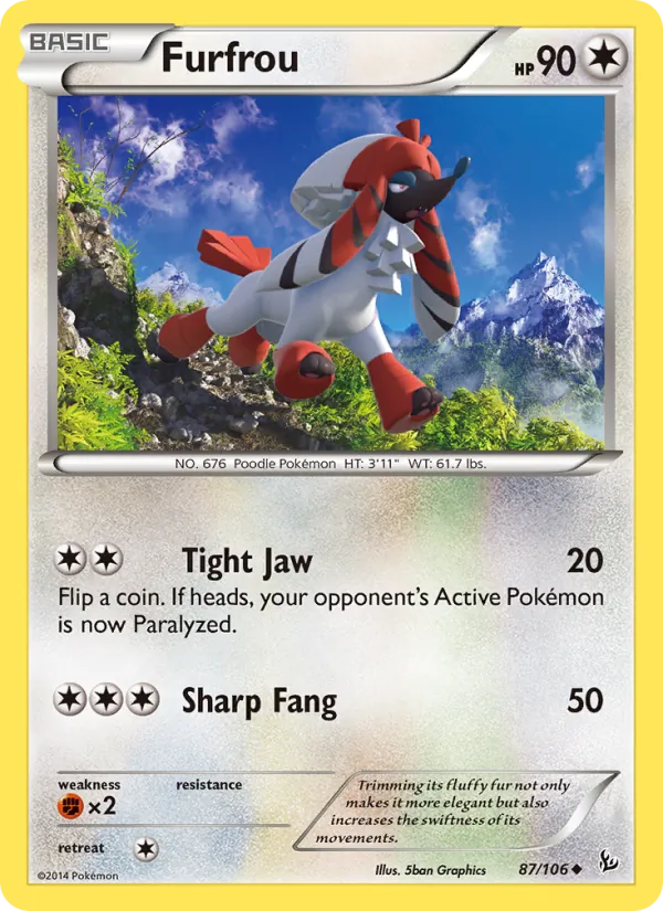 Furfrou (Flashfire #87/106)