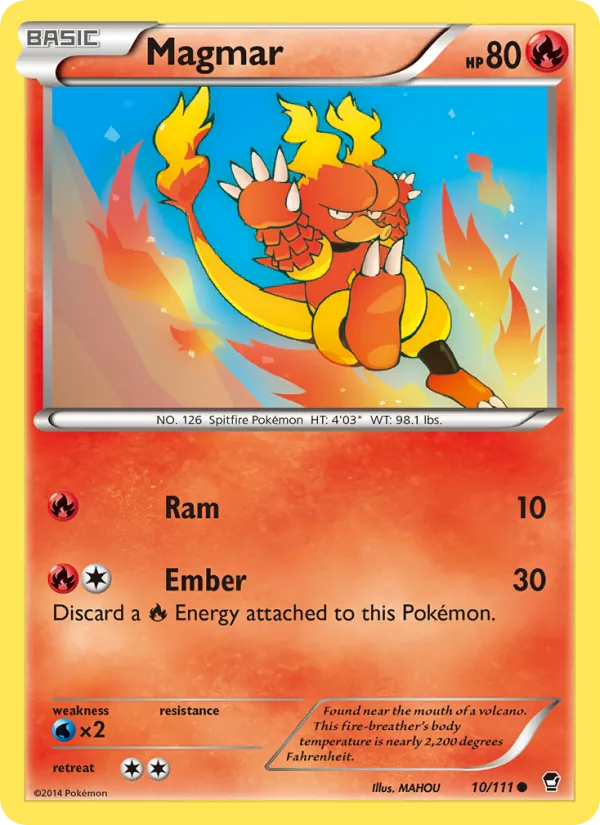 Magmar (Furious Fists #10/111)