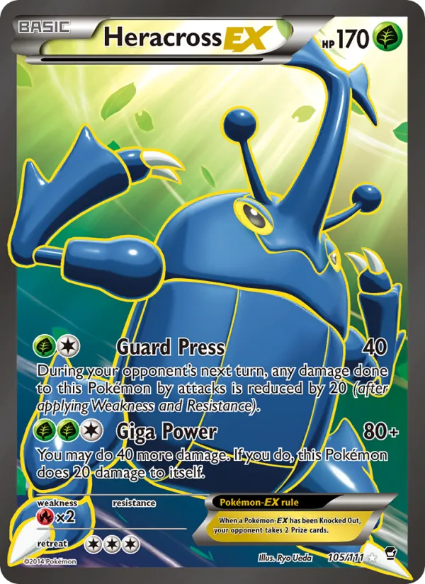 Heracross EX (Furious Fists #105/111)