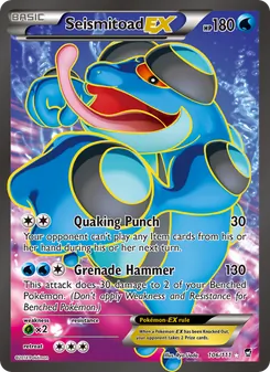 Seismitoad EX (Furious Fists #106/111)