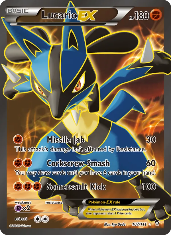 Lucario EX (Furious Fists #107/111)