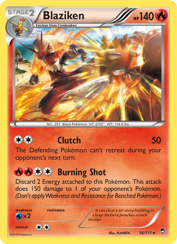 Blaziken (Furious Fists #14/111)