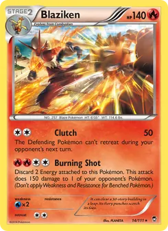 Blaziken (Furious Fists #14/111)