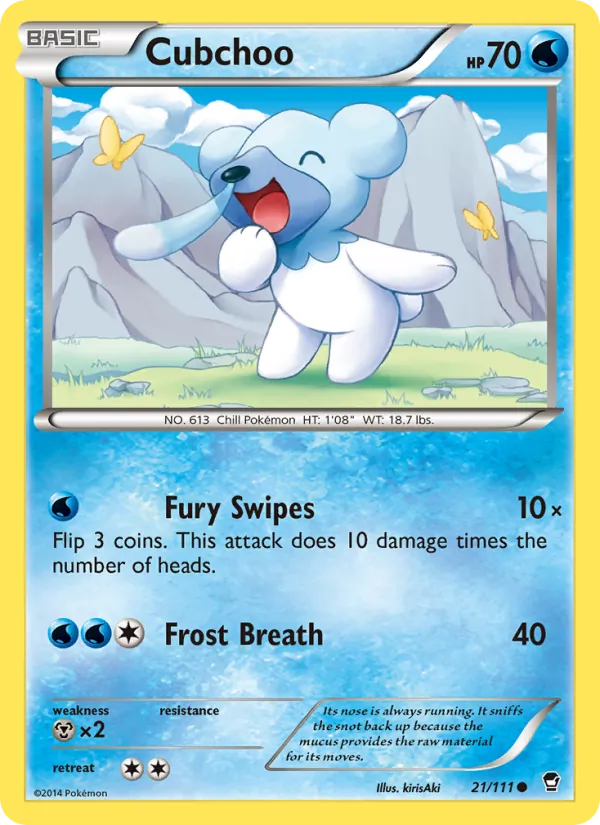 Cubchoo (Furious Fists #21/111)