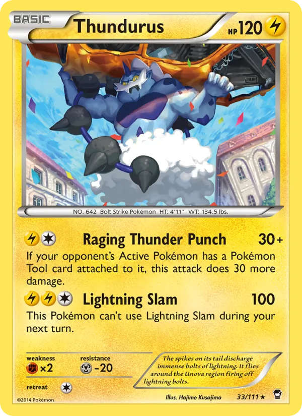 Thundurus (Furious Fists #33/111)