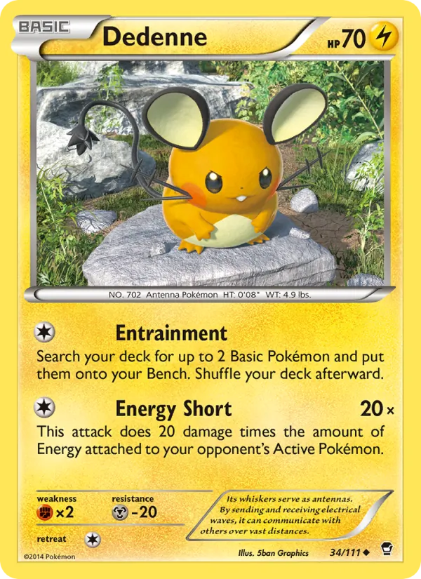Dedenne (Furious Fists #34/111)