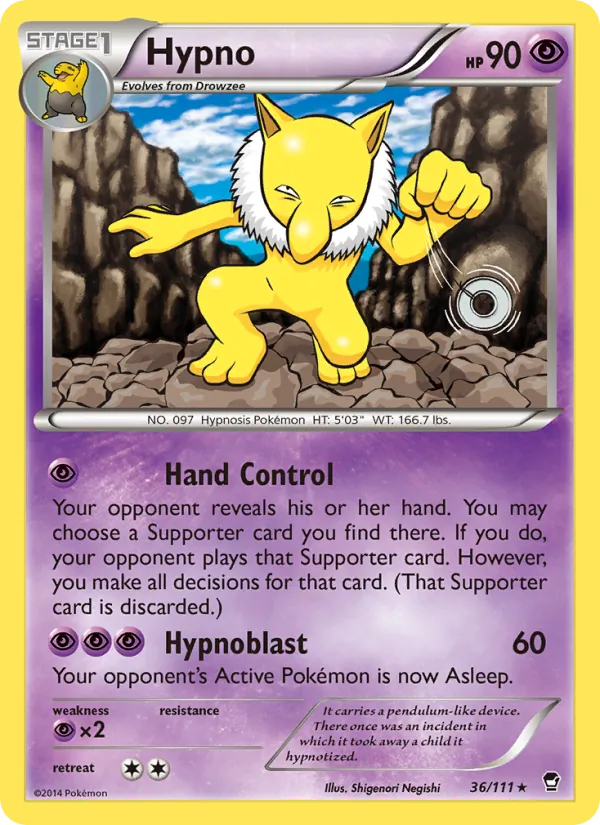 Hypno (Furious Fists #36/111)