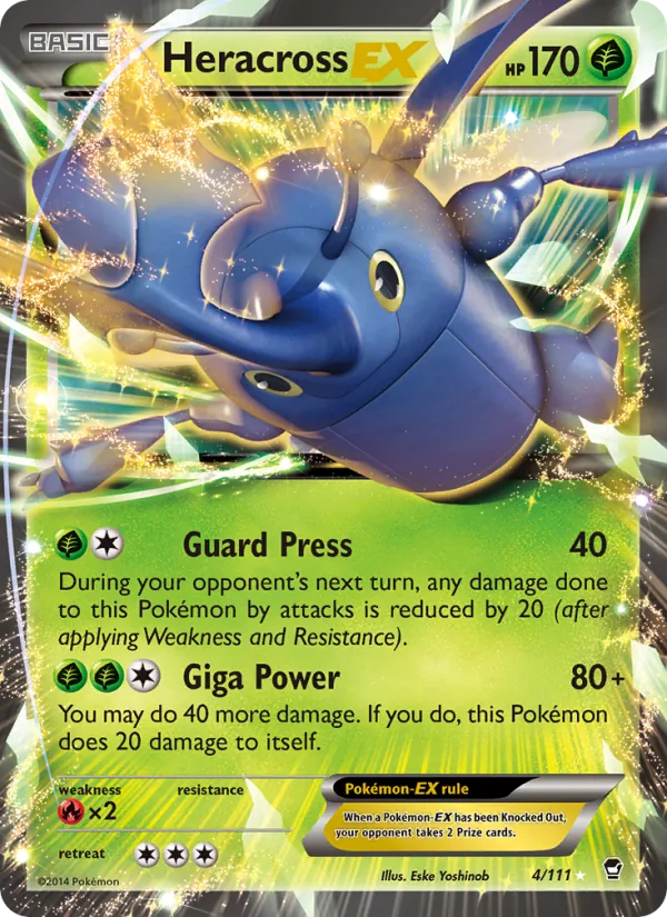Heracross EX (Furious Fists #4/111)