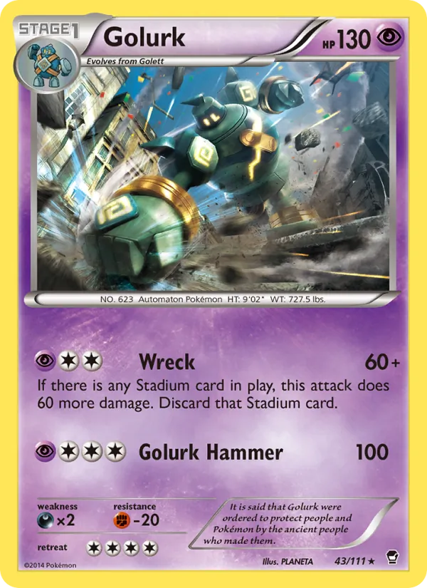 Golurk (Furious Fists #43/111)