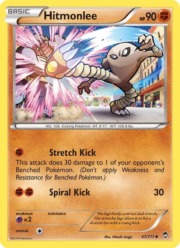 Hitmonlee (Furious Fists #47/111)