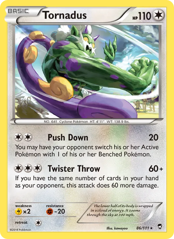 Tornadus (Furious Fists #86/111)