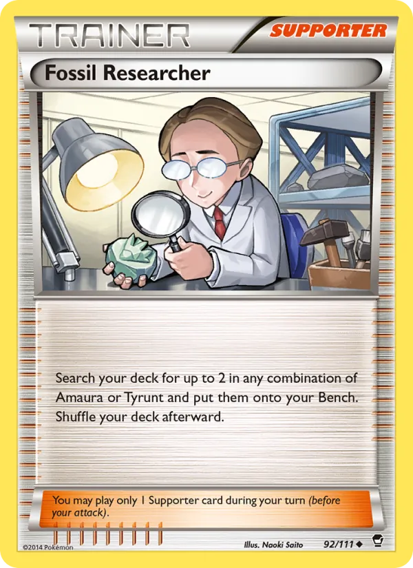 Fossil Researcher (Furious Fists #92/111)