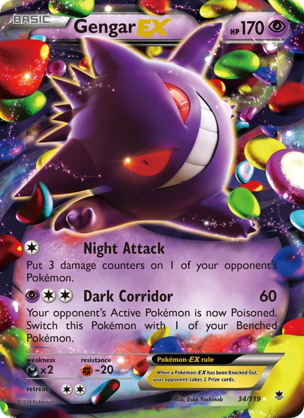 Gengar EX (Phantom Forces #34/119)