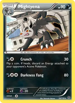 Mightyena (Phantom Forces #54/119)