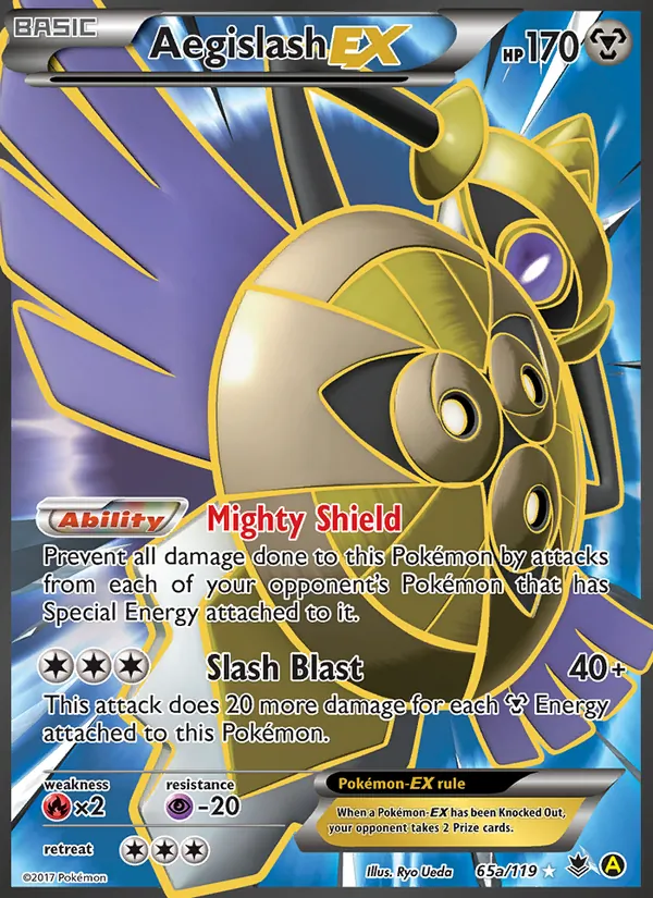 Aegislash EX (Phantom Forces #65a/119)